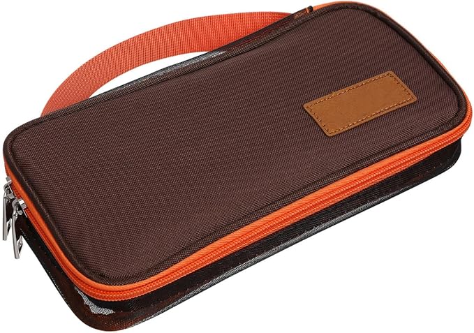 Cabilock Camping Organizer Utensil Holder Silverware Case Travel Cookware Kit Storage Bag Tableware Fork Spoon Chopsticks Case for Backpacking Picnic BBQ Hiking Travel