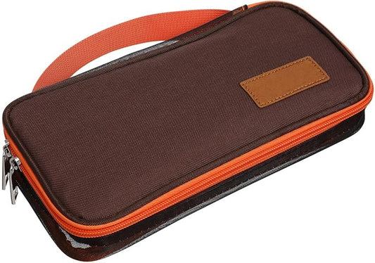 Cabilock Camping Organizer Utensil Holder Silverware Case Travel Cookware Kit Storage Bag Tableware Fork Spoon Chopsticks Case for Backpacking Picnic BBQ Hiking Travel