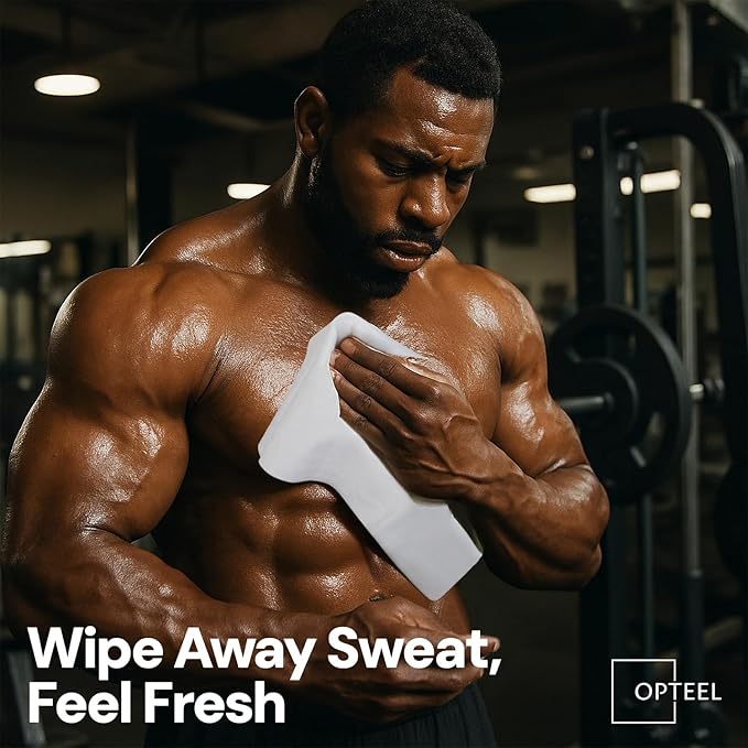 Thick & Large Body Wipes for Adults Bathing No Rinse – Shower Wipe, Ideal for Men, Women & Elderly – Soft & Gentle, Travel Wipes Perfect Alternative to Shower – 8 Packs (80ct)