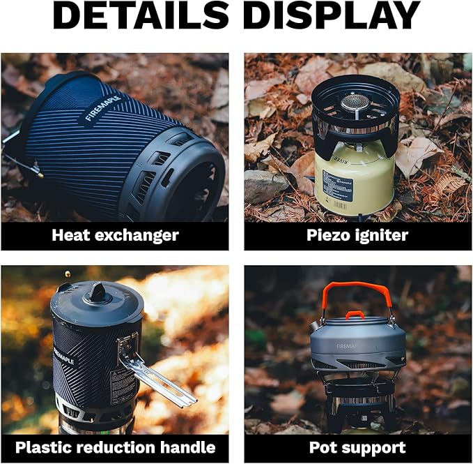 Fire-Maple Star X2 Pro Backpacking and Camping Stove-Fast Boiling, Compact and Efficient Camp Cooking Gear for Hiking, Trekking, Fishing, and Outdoor Adventures