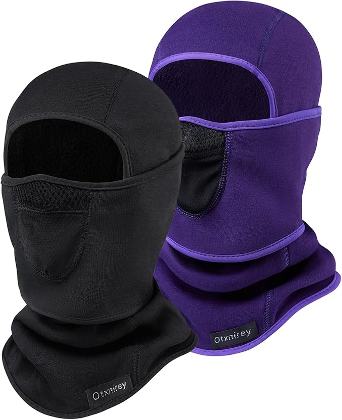 Kids Balaclava Windproof Ski Mask for Boy Girl (with Breathable Holes), Winter Hat Ski Mask for Cold Weather for Skiing