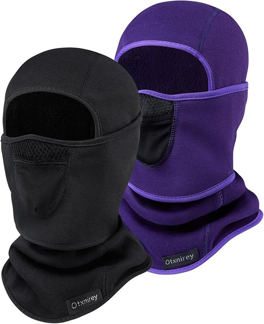 Kids Balaclava Windproof Ski Mask for Boy Girl (with Breathable Holes), Winter Hat Ski Mask for Cold Weather for Skiing