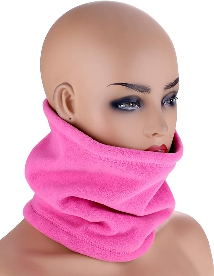 Tatuo Winter Neck Warmer Gaiter for Men Women Ski Fleece Winter Scarf Windproof Face Mask for Skiing Hiking Cycling