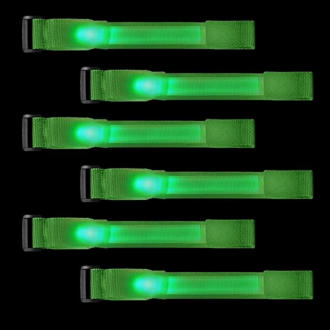 M.best 8pcs LED Light Up Bracelets Glow Flashing Wristbands Glow in The Dark Party Supplies for Wedding, Raves, Concert, Camping,Sporting Events, Party