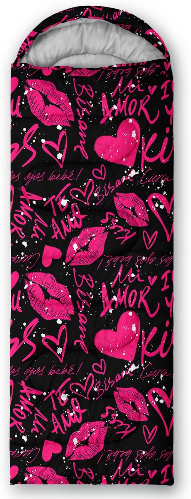 QOOMO Camping Sleeping Bags,3 Season Warm & Cool Weather,Lightweight,Waterproof Sleeping Bags for Adults & Kids,Traveling,and Outdoors,Camping Gear Equipment