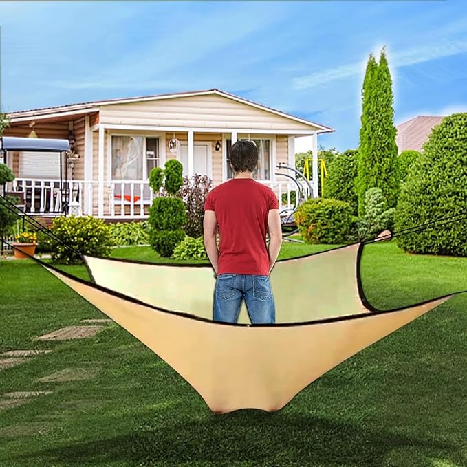 Shade Cloth - Pergola Sun Shade 90% Outdoor Shade Fabric with Grommets for Pergola Cover Patio Gazebo Deck Garden Porch Wheat(6x10ft)