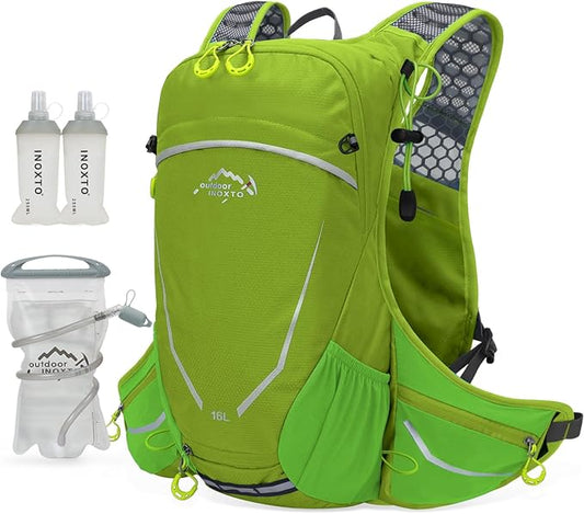16L Hydration Backpack with Free 2-Liter Water Bladder,The Lightweight Hydration Pack for Cycling, Hiking, Skiing