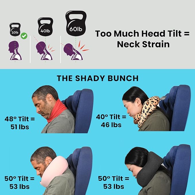 Cabeau Travel Pillow for Long Flights – Evolution X - Memory Foam Neck Support - Comfort On-The-Go for Airplane, Train, and Car (Turquoise)