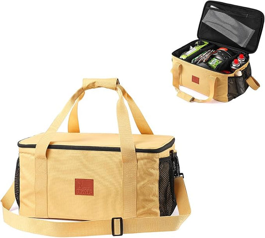 Camping Cookware Storage Bag, Camping Cooking Utensils Organizer, Camping Storage Handbag, Barbecue Tool Storage Bag, Cookware Utensils Kit Travel Hanging Bag Outdoor Equipment Carry Bag