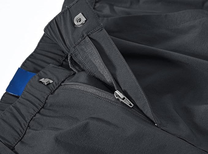 YSENTO Women's Hiking Pants Lightweight Stretch Quick Drying UPF 50 Camping Travel Work Cargo Pants 6 Pockets