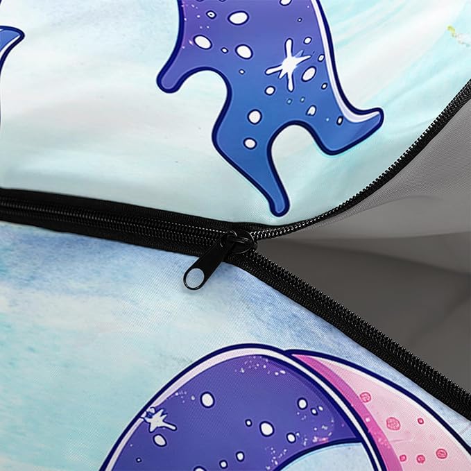 Sea Turtle Sleeping Bag for Kids Boys Girls,Ocean Themed Camping Gear,Waterproof Compact Sleeping Bag for Camping Backpacking Outdoor Hiking.