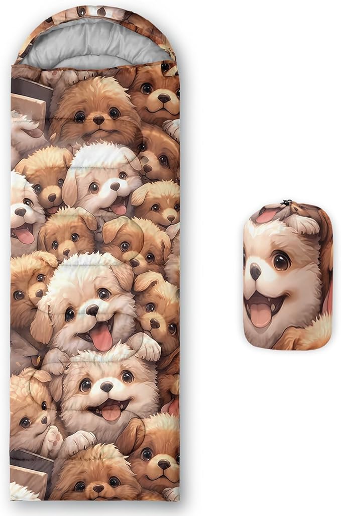 Print sleeping bag,sleeping bags,Outdoor Camping Sleeping Bag，Suitable For Children Boys And Girls Portable,Waterproof,Compact And Lightweight,Great For Outdoor Camping,Backpacking And Hiking