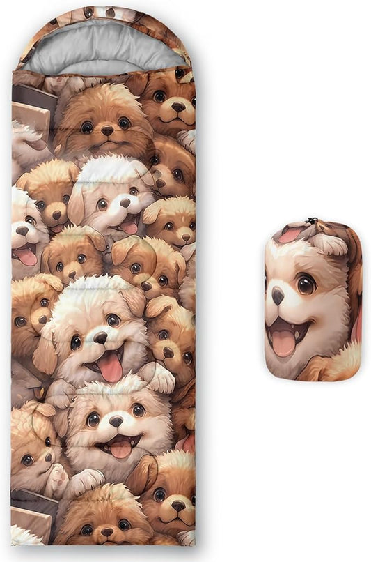 Print sleeping bag,sleeping bags,Outdoor Camping Sleeping Bag，Suitable For Children Boys And Girls Portable,Waterproof,Compact And Lightweight,Great For Outdoor Camping,Backpacking And Hiking