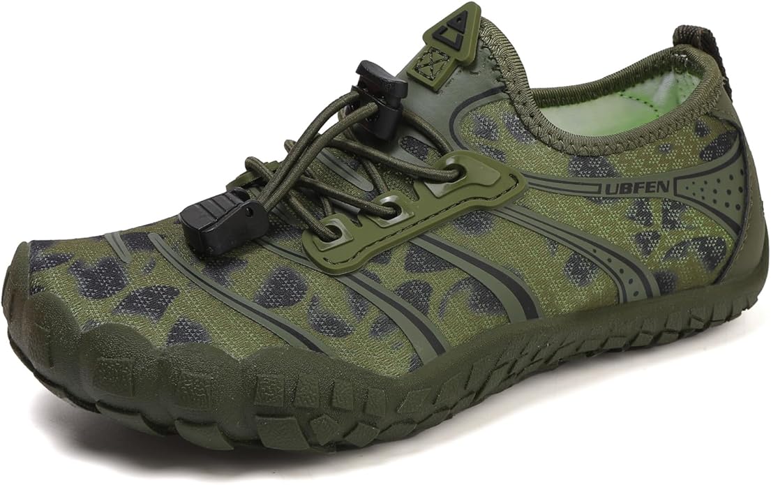 UBFEN Water Shoes for Kids Boys Girls Aqua Socks Barefoot Beach Sports Swim Pool Quick Dry Lightweight Toddler Little Big Kid