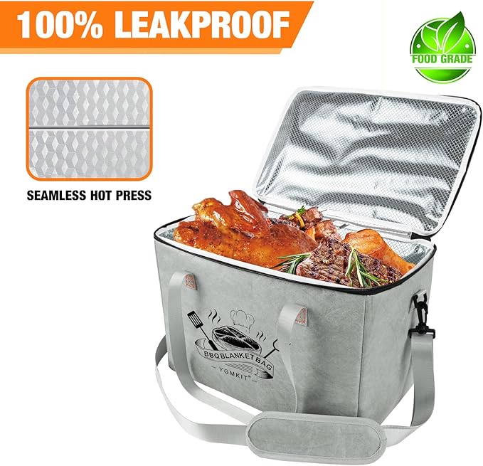 BBQ Blanket for Resting Meat,BBQ Blanket Meat Resting Bag,Reusable Smoker Grilling Meat Insulated Resting Bag for Outdoor Smoker and Grilling