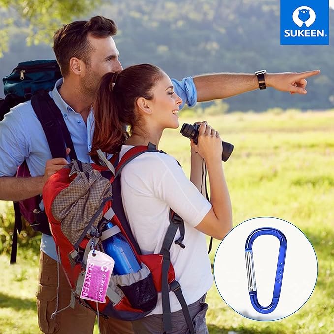 Sukeen Cooling Towel (40"x12"),Ice Towel,Soft Breathable Chilly Towel,Microfiber Towel for Yoga,Sport,Running,Gym,Workout,Camping,Fitness,Workout & More Activities