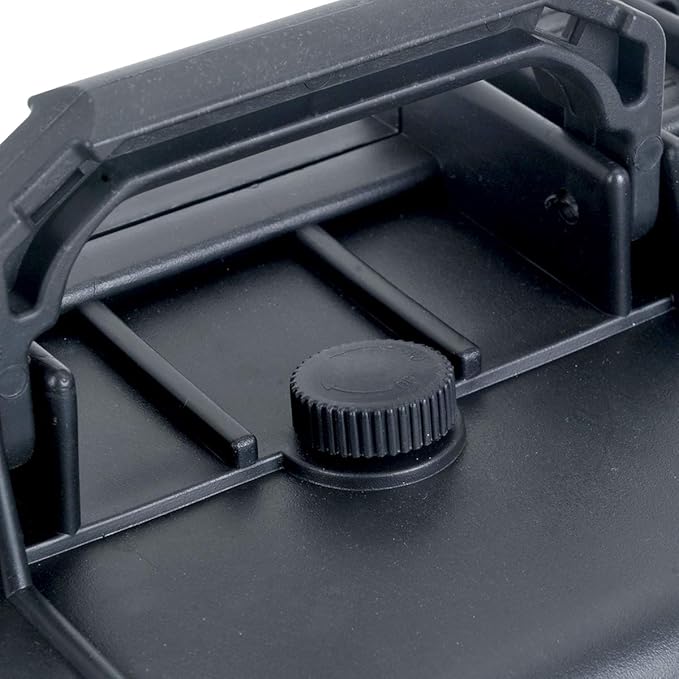 MEIJIA Portable All Weather IP67 Waterproof Protective Case, Hard Case,Camera Case With Customizable Foam,Fit Use of Drones, Cameras,Equipments (Black, 8.12x6.56x3.56inches)