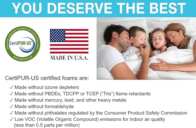 Xtreme Comforts Memory Foam Body Pillow for Side, Back & Stomach Sleepers - Allergy-Friendly Pillows for Sleeping with Shredded Memory Foam (Body Pillow)