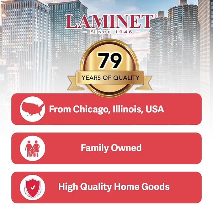 LAMINET ETWOD60-OAK Woodgrain Elastic Round Table Cover, Large Fits Up to 45"-56" Diameter, Large Fits Up to 45"-56" Diameter, Oak Wood