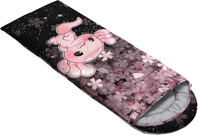 QOOMO Camping Sleeping Bags,3 Season Warm & Cool Weather,Lightweight,Waterproof Sleeping Bags for Adults & Kids,Traveling,and Outdoors,Camping Gear Equipment