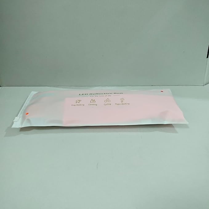 Reflective Sash Gear for Walking at Night,LED Reflective Belt Safety Lights,Lights for Night Dog Walking,High Visibility Type-C Rechargeable with Phone Holder for Men Women