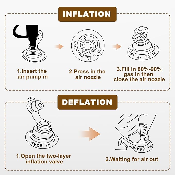 Twin Size Air Mattress Inflatable Sofa，Double Inflatable Chair for Adults-Flodable Blow Up Couch Lounger-Portable Air Sofa for Indoor Living/Tent Camping/Outdoor Activitie（Cream）