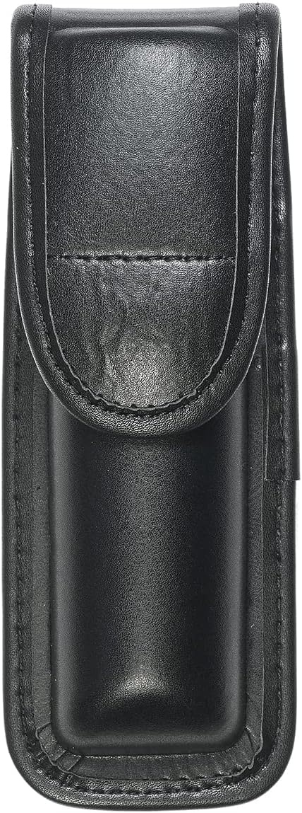 Molded OC/Mace Spray Pouch for Duty Belt,OC/Mace Spray Holder Pouch with Hidden Snap,Top Flap Police Duty OC Pepper Spray Holder MK3 or MK4