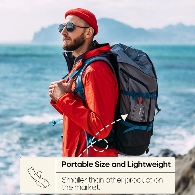 Travel Utensils with Case, Quatish Portable Silverware Set for Work, Stainless Steel Reusable Travel Cutlery Set, Fork and Spoon Set for Camping, Picnic, Gadgets, Lunch Box for Men, Blue