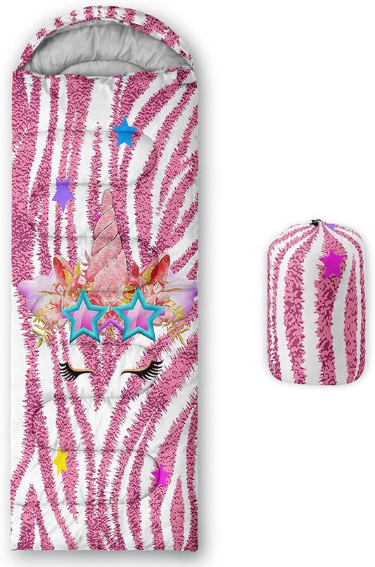 Print sleeping bag,sleeping bags,Outdoor Camping Sleeping Bag，Suitable For Children Boys And Girls Portable,Waterproof,Compact And Lightweight,Great For Outdoor Camping,Backpacking And Hiking