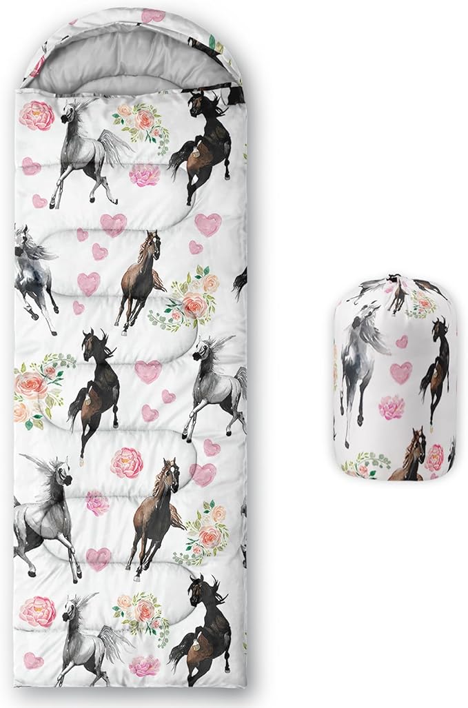 Kids Sleeping Bag for Boys Girls,3D Basketball Print-Lightweight Warm Portable Outdoor Indoor-Waterproof Cold Weather Resistant Sleeping Bag for Camping Hiking