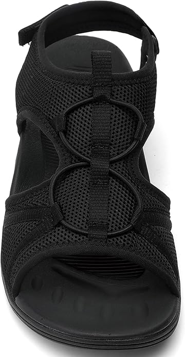 UBFEN Womens Hiking Sandals Comfortable Walking Sandals Summer Sport Breathable Arch Support