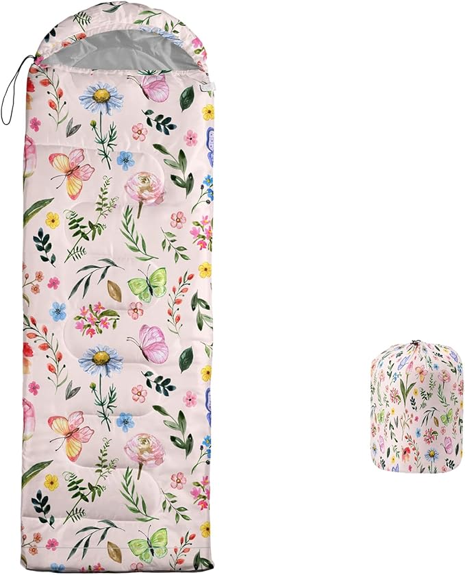 Print sleeping bag,sleeping bags,Outdoor Camping Sleeping Bag，Suitable For Children Boys And Girls Portable,Waterproof,Compact And Lightweight,Great For Outdoor Camping,Backpacking And Hiking