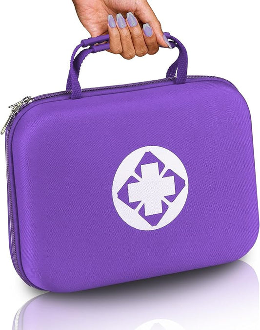 First-Aid Portable-Home Emergency-Kit Car-Travel - 299Pcs Urgent Basic First Aid Set Earthquake Emergency Kit Outdoor Backpacking Gear for Hiking Office Purple AMORNING