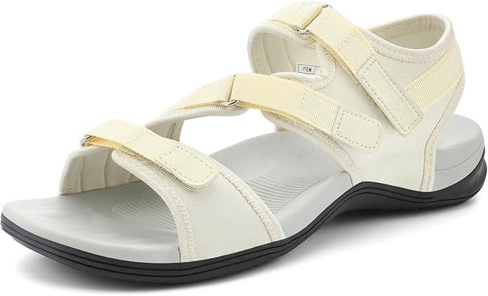 UBFEN Womens Hiking Comfortable Sport Walking Sandals Outdoor Athletic Water Sandals with Three Adjustable Straps