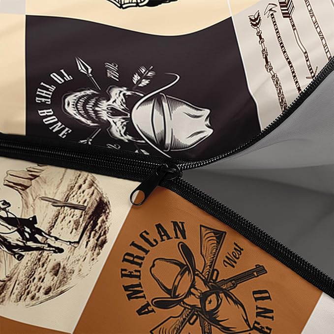 Sleeping Bags for Adults and Kids，3D Printing Camping Sleeping Bag for Girls Boys Lightweight Waterproof Cold/Warm 3-Season，Outdoor Travel with Compression Bags