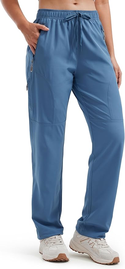 Libin Women's Hiking Pants Lightweight Quick Dry Cargo Pants Casual Safari Work Travel Clothes Petite/Regular/Tall