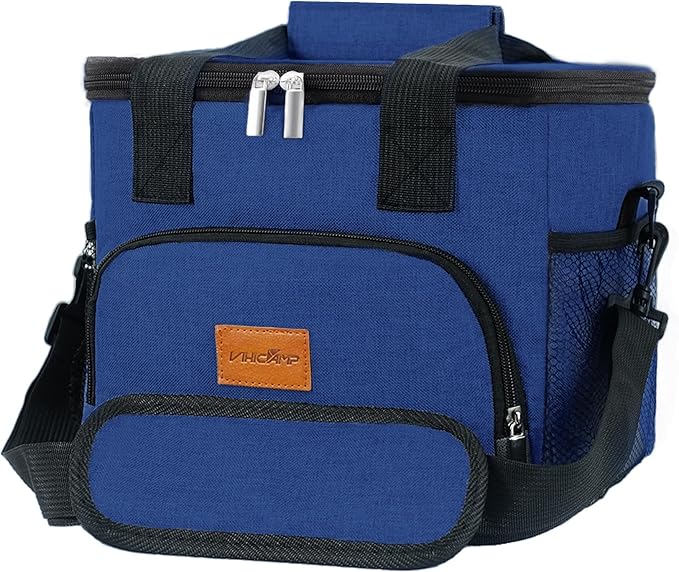 Portable Soft Cooler Bag - 24/60 Can Insulated Camping Cooler, Leakproof Collapsible Soft Sided Cooler for Drink, Suitable for Picnic, Beach, Outdoor, Lunch, Work, Ice Chest