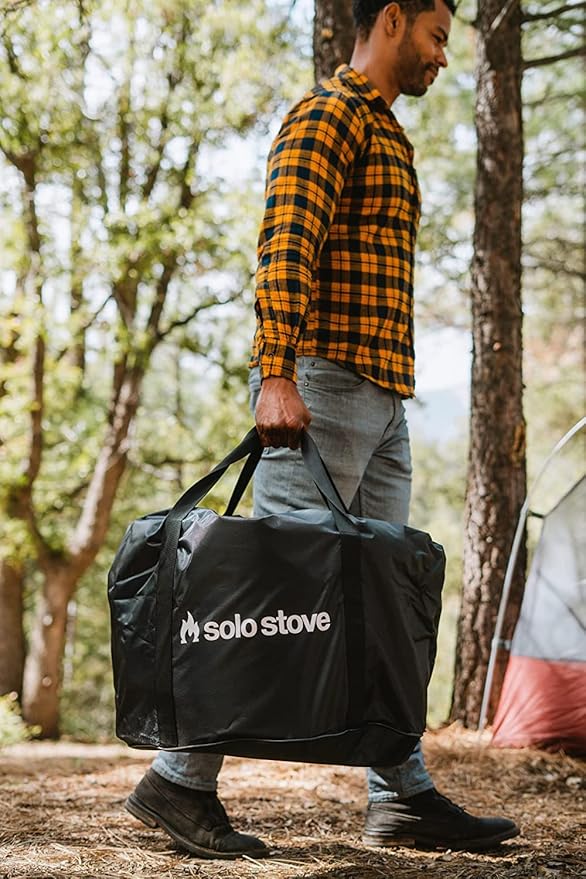 Solo Stove Bonfire 19.5" Smokeless Fire Pit with Removable Ash Pan | Portable Outdoor Fire Pit | Stainless Steel - Wood Burning Lightweight Fireplace | Ideal for 4-6 People, 20 lbs