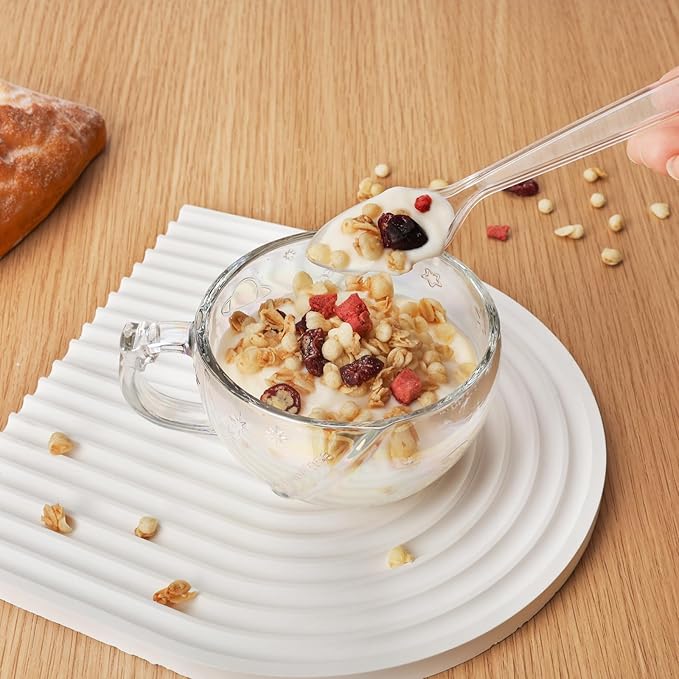 1500 Count Clear Plastic Spoons Bulk - Plastic Silverware Spoons Heavy Duty, Premium Disposable Spoons, BPA-Free, Heat Resistant, Suitable for Parties, Events, and Everyday Use