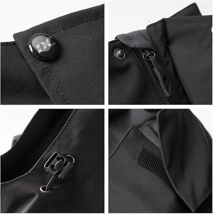 Diamond Candy Men's Hooded Waterproof Jacket Lightweight Rain Jacket Outdoor Casual Sportswear