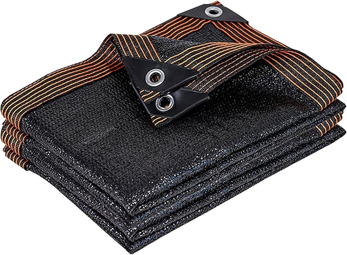 QLOFEI Shade Cloth for Garden, 90% Sunblock Neting Cover Shade Cloth with Grommets, Sun Protection Screens for Patio Kennel Chicken Coop Pergola Greenhouse Plants Cover Mesh Tarp, 10x15 FT