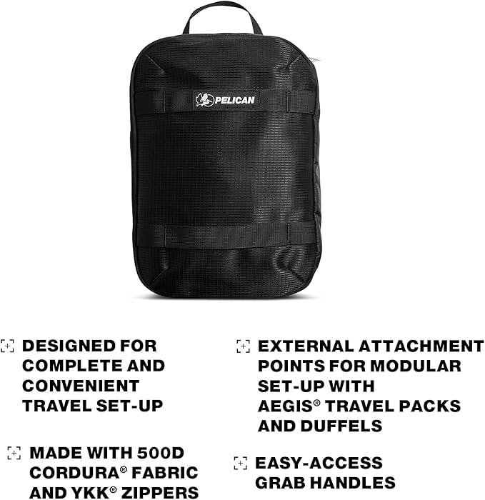 Pelican ModPak Packing Cube - Travel Organizer - Medium (Black)