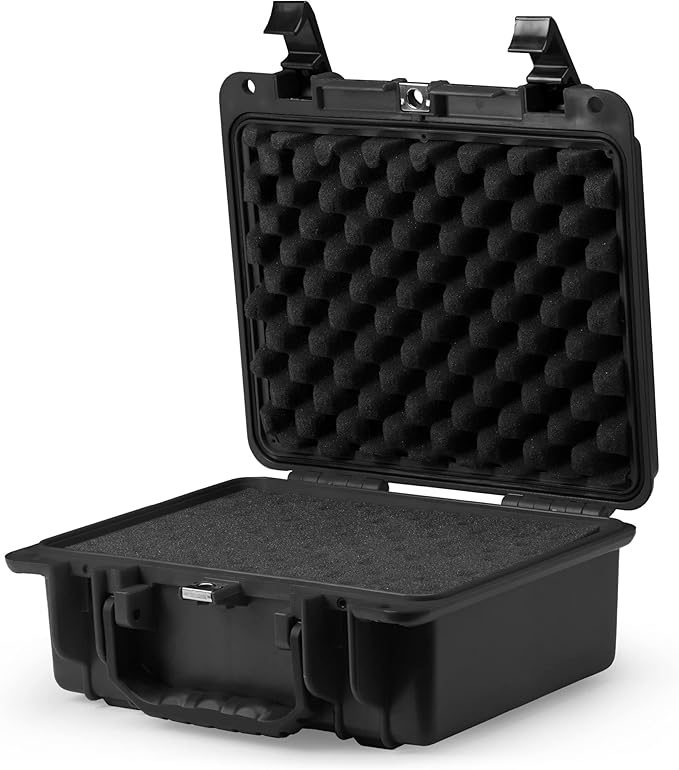 Seahorse 300 Heavy Duty Protective Dry Box Case with Accuform Foam - TSA Approved/Mil Spec / IP67 Waterproof/Airtight/USA Made for First Aid Kits, Emergency Box, Camera