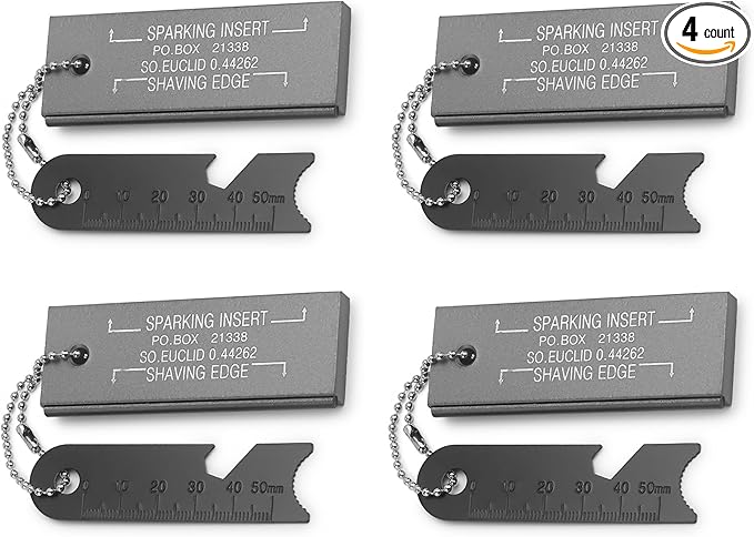 Magnesium Fire Starter, Waterproof Flint Matches Ferro Fire Steel for Camping Hiking Hunting, Outdoor Survival fire Striker Kit