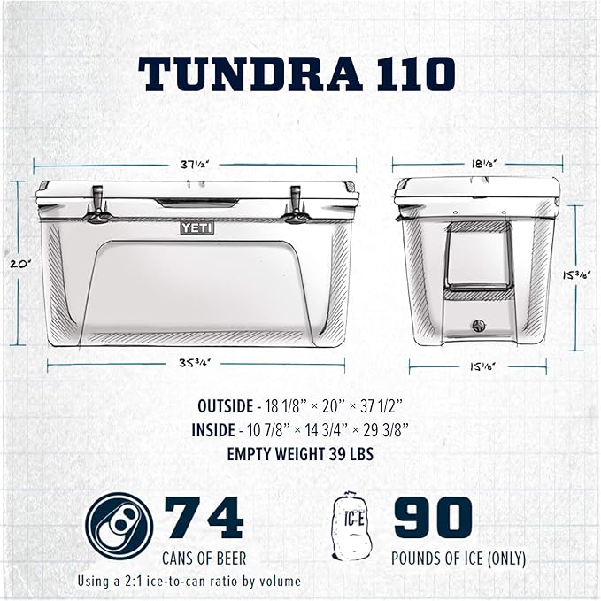 YETI Tundra 110 Hard Cooler
