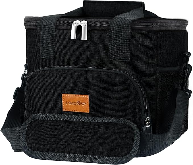 Portable Soft Cooler Bag - 24/60 Can Insulated Camping Cooler, Leakproof Collapsible Soft Sided Cooler for Drink, Suitable for Picnic, Beach, Outdoor, Lunch, Work, Ice Chest