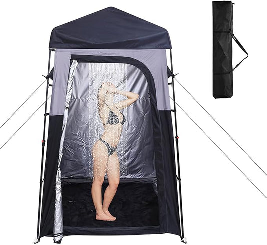 CDEN Camping Shower Tent, Outdoor Shower Enclosure, Camping Shower, Outdoor Bathroom, Pop Up Changing Tent, Oversize