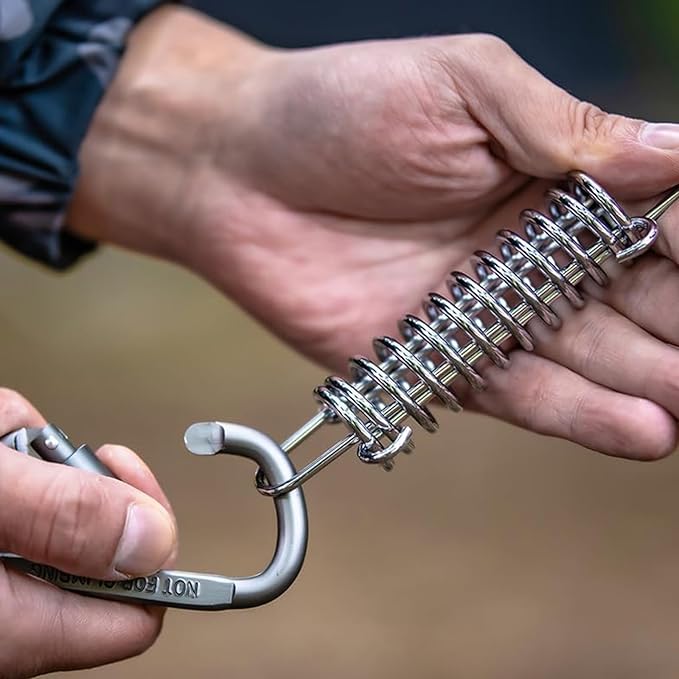 Shade Sail Spring Tension 12 Kit 4.7 inch for Triangle Rectangle Sun Shade Sail Installation, 304 Grade Stainless for Tent Springs,Porch Swing Springs,Dog Chain Tension Springs,Rope Spring