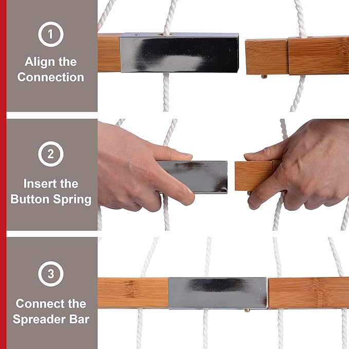 Double Hammock with 12 FT Stand, 2 Person Curved Bar Hammock with Stand, Pillow and Portable Carrying Bag, Heavy Duty 450lbs Capacity, Tan