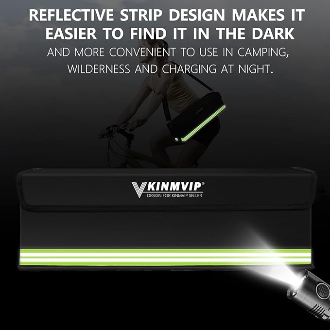 Lipo Battery Safe Bag Explosionproof, Large Capacity Fireproof Bag for Ebike Battery Charging and Storage